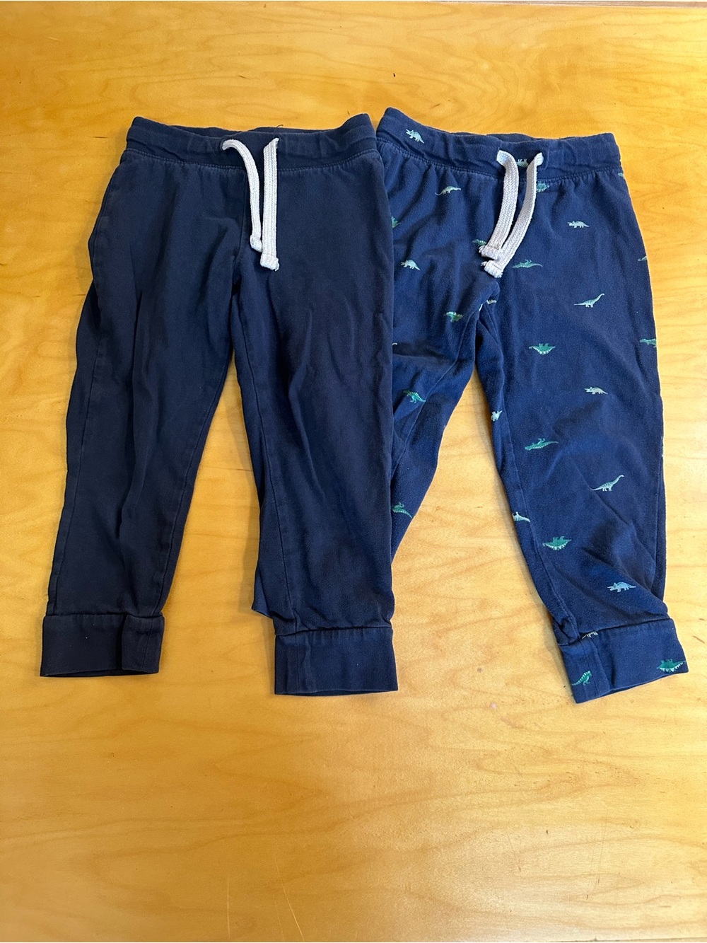 Old Navy Kids Navy Drawstring Jogger Pants - Set of 2 3T